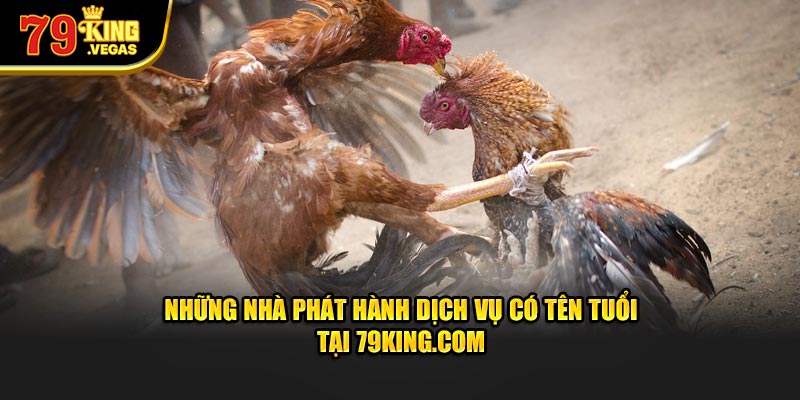 Những nhà phát hành dịch vụ có tên tuổi tại 79KING.COM